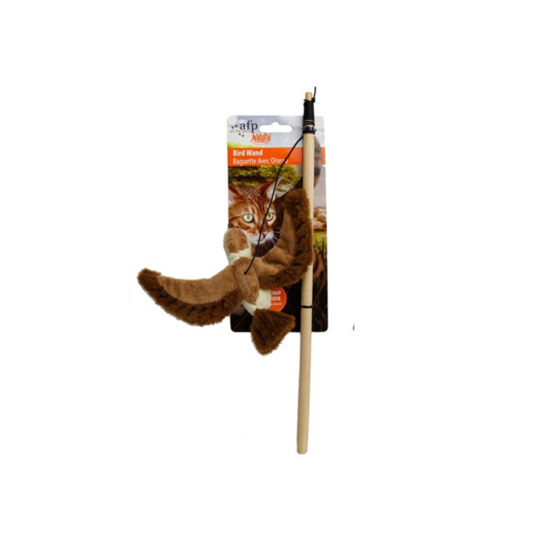 PAJARO EN UNA VARITA PELUCHE CATNIP - Imagen 3